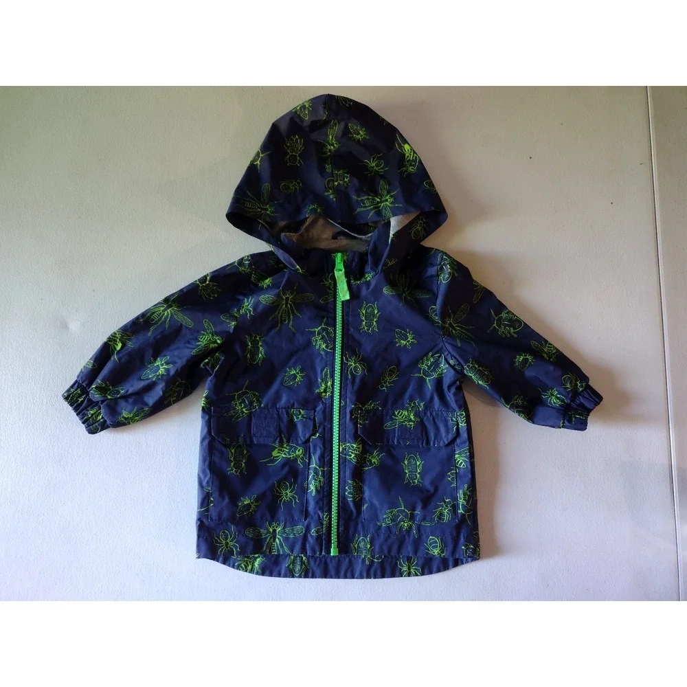 Carter's boys blue bugs light weight jacket size‎ 12 months